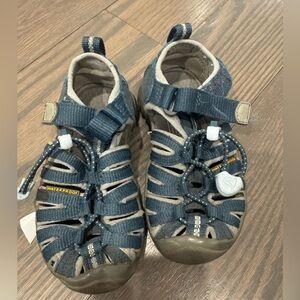 Kids Waterproof Blue Keens